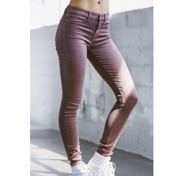 Bullhead Denim Mauve Pink Skinny Jegging Jeans Sz 0 - Picture 5 of 5